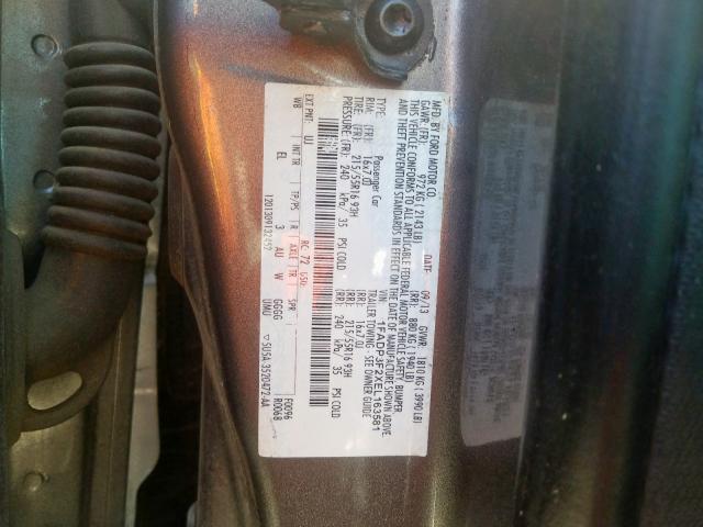 2014 FORD FOCUS 1FADP3F2XEL163581