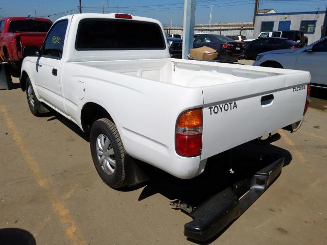 Salvage Certificate 2002 Toyota Tacoma Pickup 2 4l For Sale In Los Angeles Ca 36526090