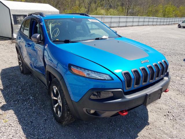 17 Jeep Cherokee Trailhawk For Sale Wv Charleston Thu Jul 23 Used Salvage Cars Copart Usa