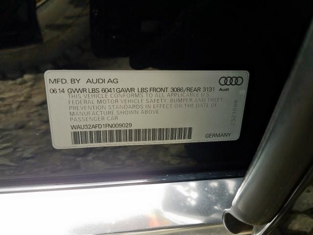 2015 AUDI A8 L QUATT WAU32AFD1FN009029