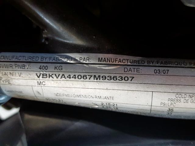 2007 KTM 990 VBKVA44067M936307