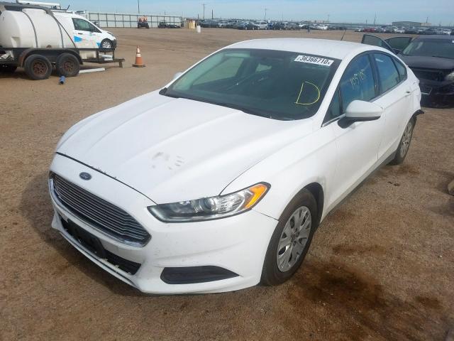 2013 FORD FUSION S 3FA6P0G74DR348923