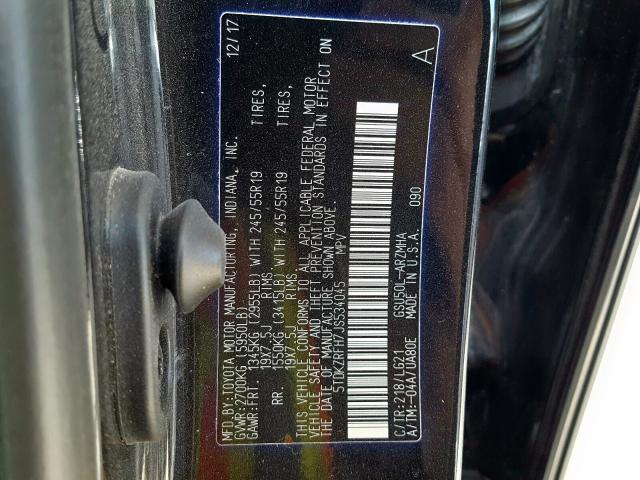 VIN 5TDKBRCH4PS577680 2023 Toyota Highlander, Hybri... no.10