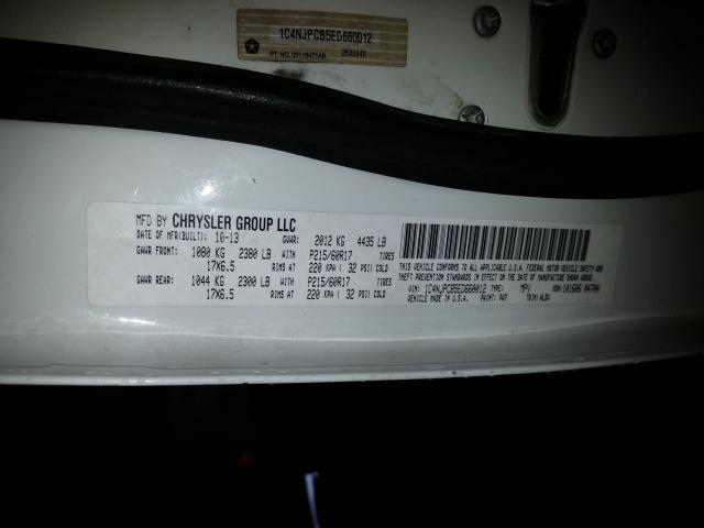 2014 JEEP PATRIOT LI 1C4NJPCB5ED660012