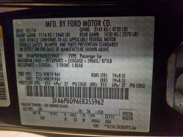 2014 FORD FUSION TIT 3FA6P0D96ER355962