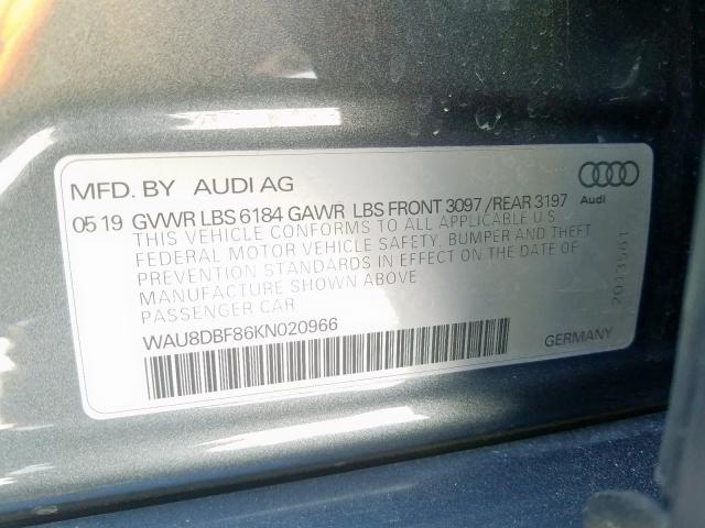 WAU8DBF86KN020966