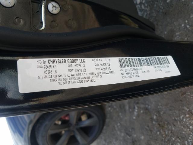 2010 DODGE CHARGER SR 2B3CA7CW0AH207389