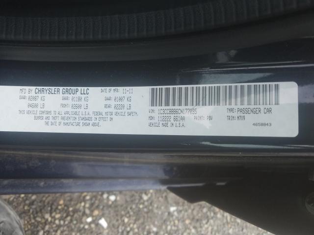 2012 CHRYSLER 200 TOURIN 1C3CCBBB6CN177095