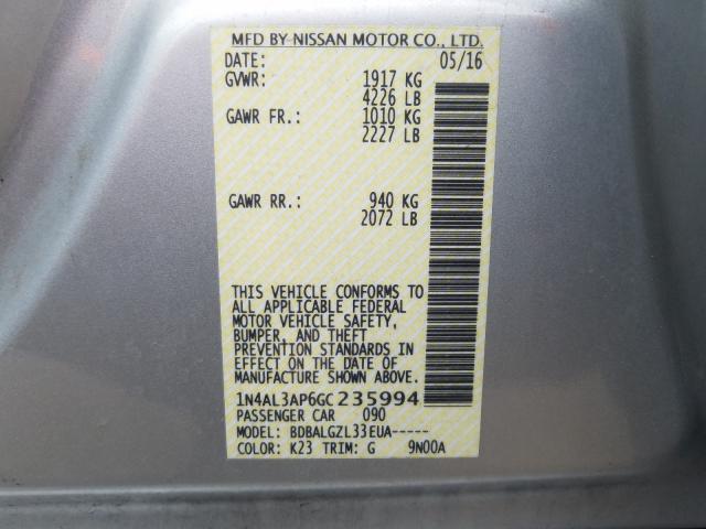 2016 NISSAN ALTIMA 2.5 1N4AL3AP6GC235994