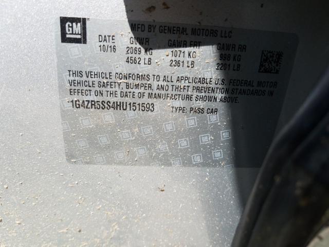 2017 BUICK LACROSSE P 1G4ZR5SS4HU151593