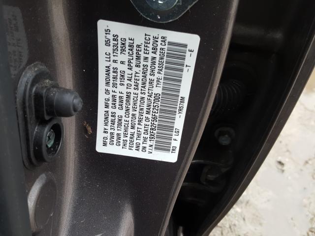 2015 HONDA CIVIC LX 19XFB2F56FE257005