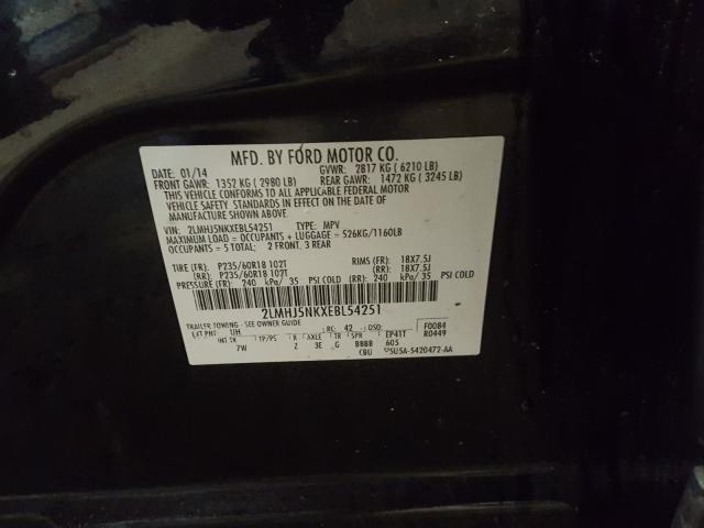 2014 LINCOLN MKT 2LMHJ5NKXEBL54251
