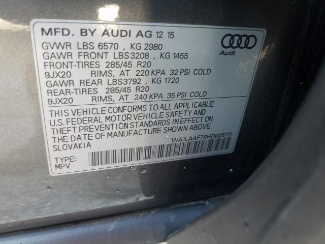 WA1LAAF78HD005711