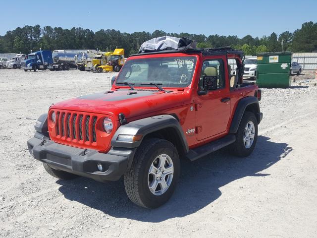 2019 JEEP WRANGLER S 1C4GJXAG2KW539929