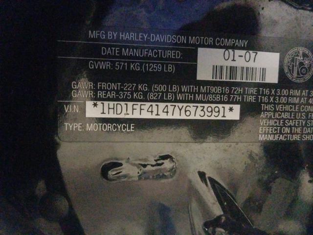2007 HARLEY-DAVIDSON FLHT CLASS 1HD1FF4147Y673991