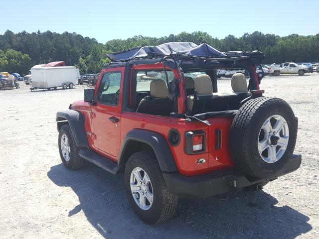 2019 JEEP WRANGLER S 1C4GJXAG2KW539929