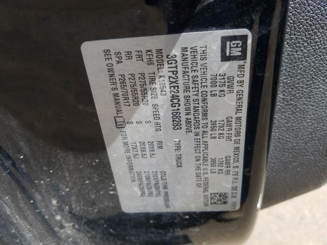 2012 GMC SIERRA K15 3GTP2XE24CG168283