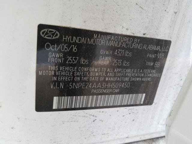 2017 HYUNDAI SONATA ECO - 5NPE24AA3HH509450