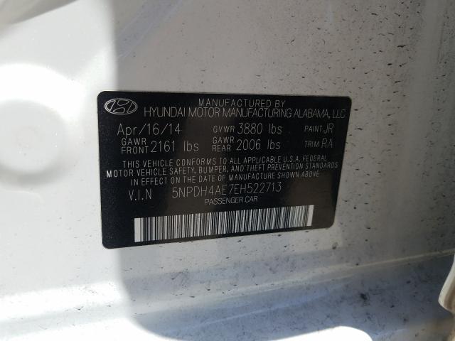2014 HYUNDAI ELANTRA SE 5NPDH4AE7EH522713