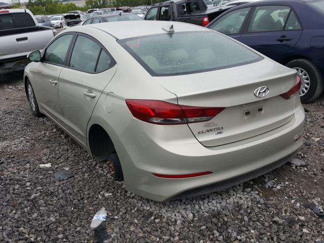 2017 HYUNDAI ELANTRA SE 5NPD74LF6HH211268