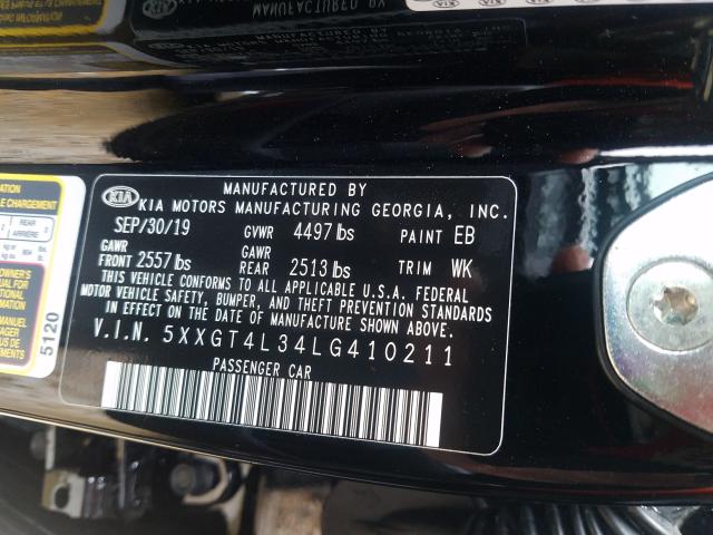 2020 KIA OPTIMA LX 5XXGT4L34LG410211