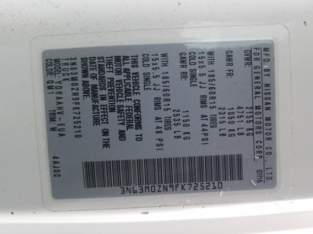 2015 CHEVROLET CITY EXPRE 3N63M0ZN9FK725210