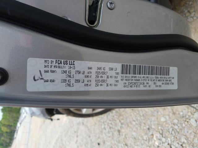 2016 DODGE JOURNEY SE 3C4PDCAB7GT154190