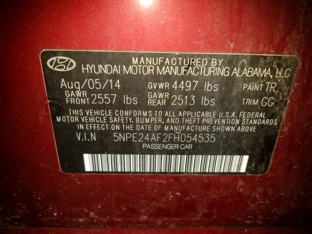 VIN 5TDZKRFH5FS112348 2015 Toyota Highlander, Le Pl... no.10