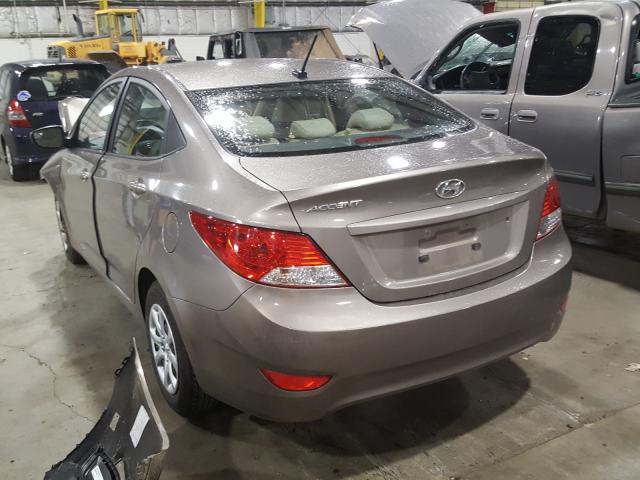 2014 HYUNDAI ACCENT GLS KMHCT4AE9EU627507