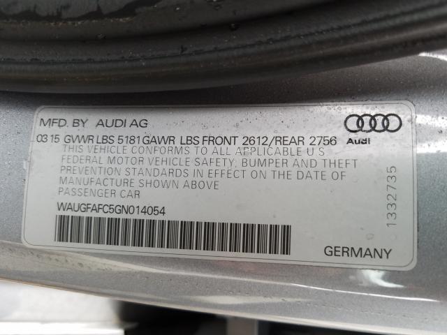 2016 AUDI A6 PREMIUM WAUGFAFC5GN014054