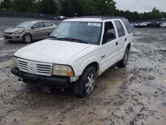 OLDSMOBILE BRAVADA 2000 white 4dr spor gas 1GHDT13W3Y2226476 photo #3