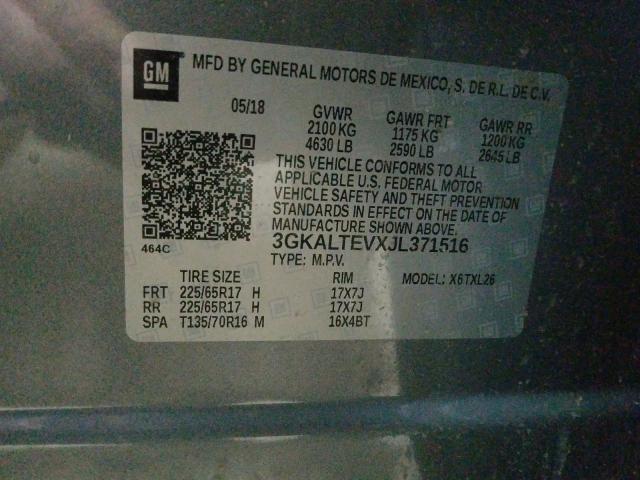 2018 GMC TERRAIN SL 3GKALTEVXJL371516