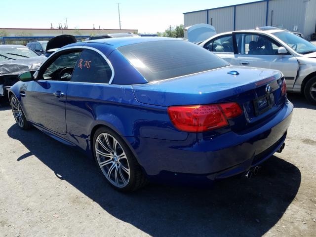 2011 BMW M3 WBSDX9C57BE783809