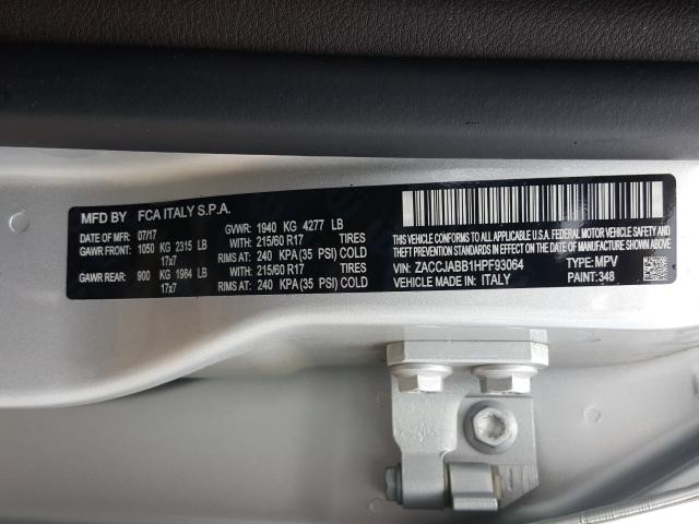2017 JEEP RENEGADE ZACCJABB1HPF93064