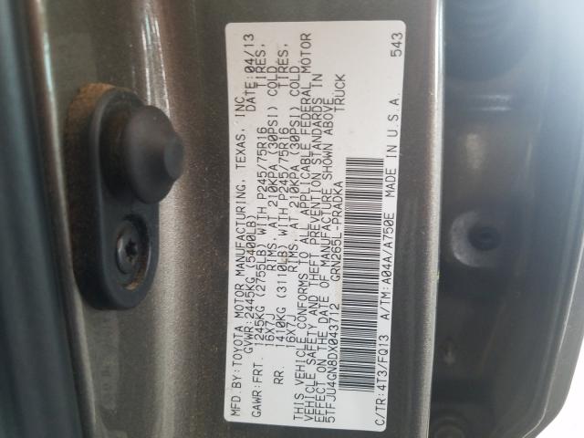2013 TOYOTA TACOMA DOU 5TFJU4GN8DX043712