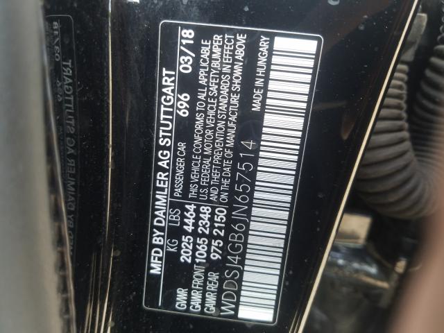 2018 MERCEDES-BENZ CLA 250 WDDSJ4GB6JN657514