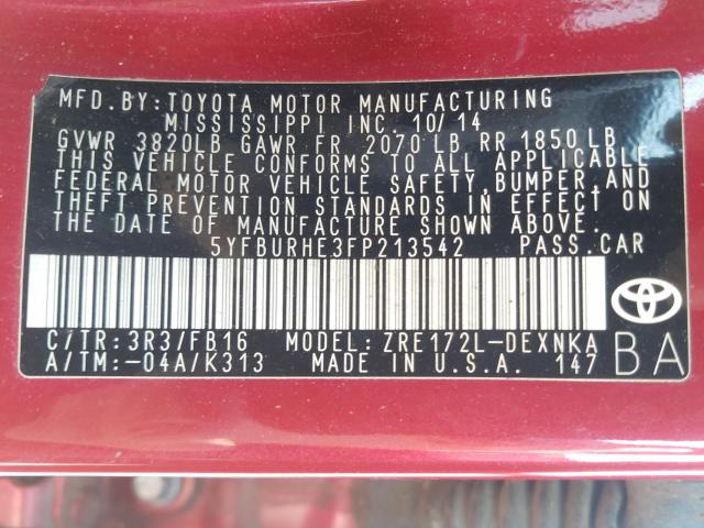 VIN 5TDDKRFH5FS111520 2015 Toyota Highlander, Limit... no.10