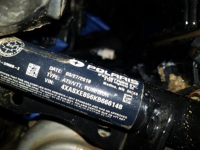 2019 POLARIS SPORTSMAN 4XASXE856KB666148