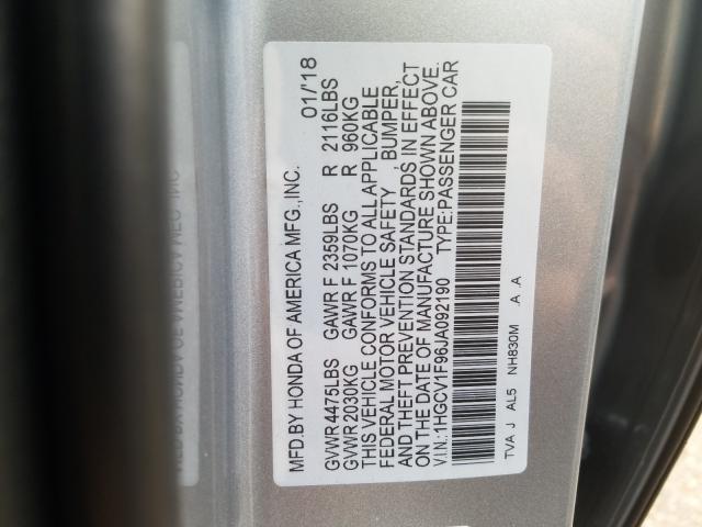 2018 HONDA ACCORD TOU 1HGCV1F96JA092190
