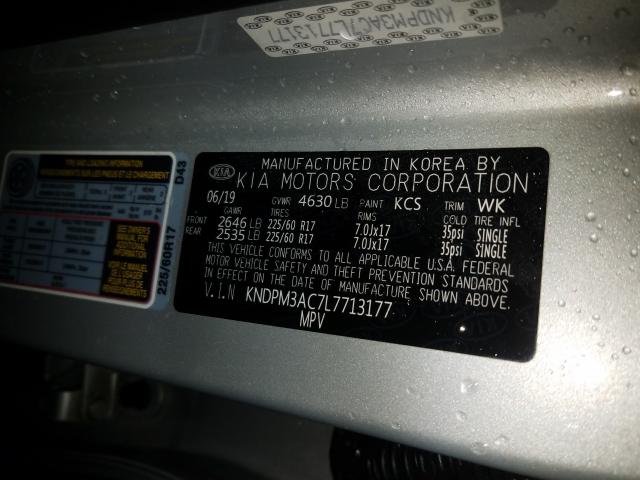 2020 KIA SPORTAGE L KNDPM3AC7L7713177