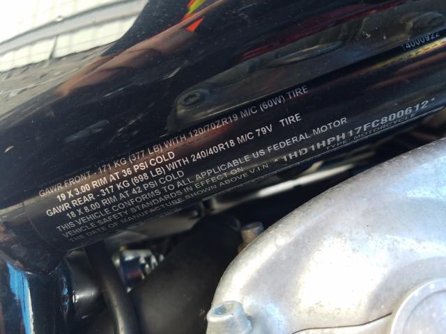 2015 HARLEY-DAVIDSON VRSCF VROD 1HD1HPH17FC800612