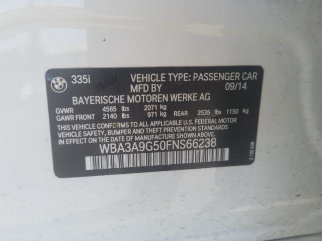 2015 BMW 335 I - WBA3A9G50FNS66238