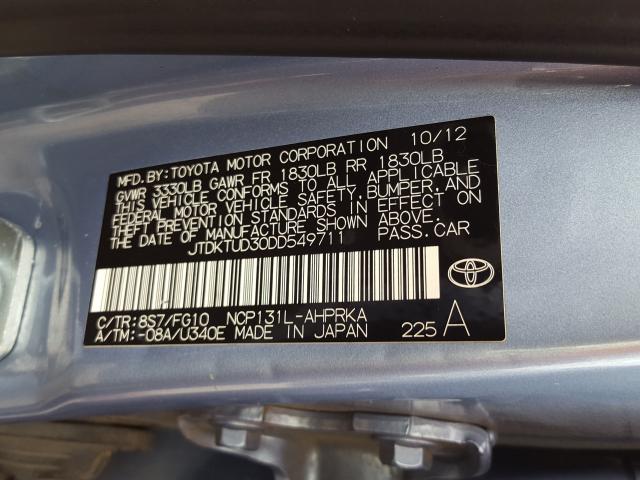 VIN 5NPLL4AG4MH014810 2021 Hyundai Elantra, SE no.10