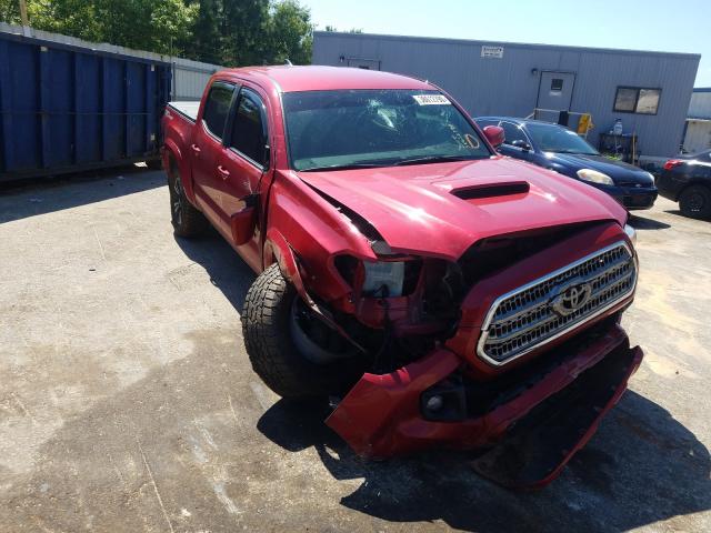 Salvage cars for sale at Gaston, SC auction: 2017 Toyota Tacoma DOU