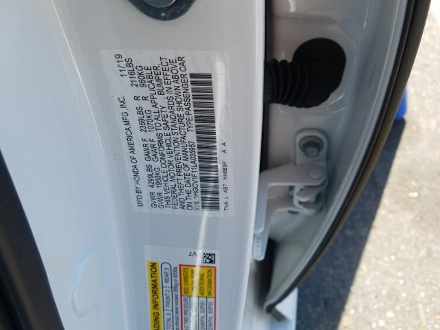 2020 HONDA ACCORD LX 1HGCV1F11LA035957