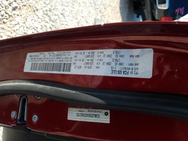 2016 JEEP COMPASS LA 1C4NJDEB4GD663725