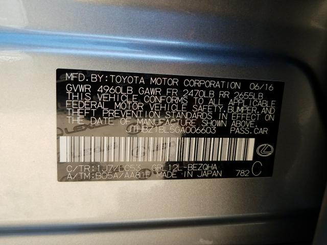 2016 LEXUS GS 350 BAS JTHBZ1BL5GA006603