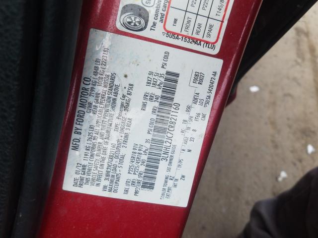 2012 LINCOLN MKZ 3LNHL2JC7CR821160