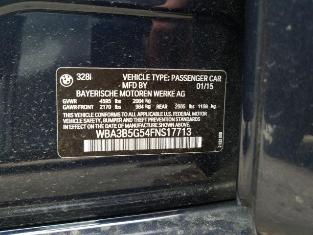 2015 BMW 328 XI SUL WBA3B5G54FNS17713