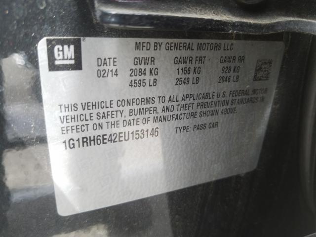 VIN 1G1RH6E42EU153146 2014 Chevrolet Volt no.10